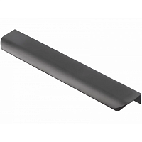 Ручка мебельная алюминиевая HEXA 192мм/225мм, черный матовый